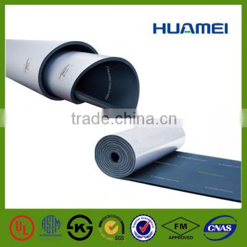 closed cell rubber foam with self adhesive foam insulation tape