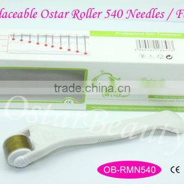 Face massage skin roller derma roller 540 needles micro needle roller