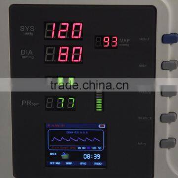 Digital Technology Medical Equipment Factory Price Vital Sign Monitor NIBP+SpO2 Monitor Portable Multi-parameter Patient Monitor photo-5