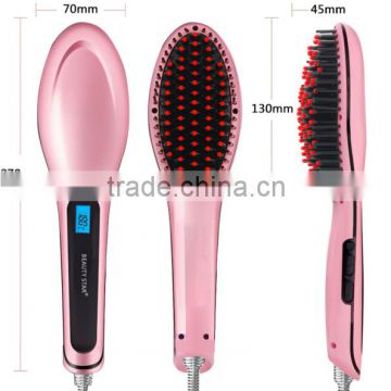 Fabric hair comb Automatic Styling Spray LCD bulk hair combs