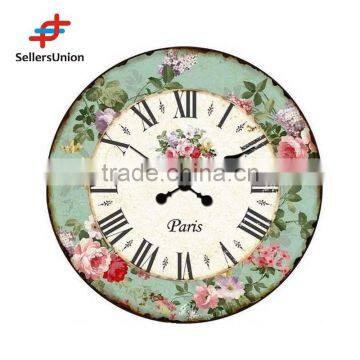 New products 2015 high quality MDF decorative wall clock for home decoration MM-11