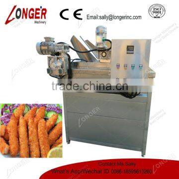 Automatic Stirring and Discharging Type Peanut Deep Fryer Machine