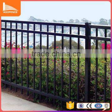 Ornamental small zinc coated steel garden fence