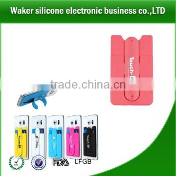 Waker Smart Wallet Silicone Cell Phone Credit Card Holder