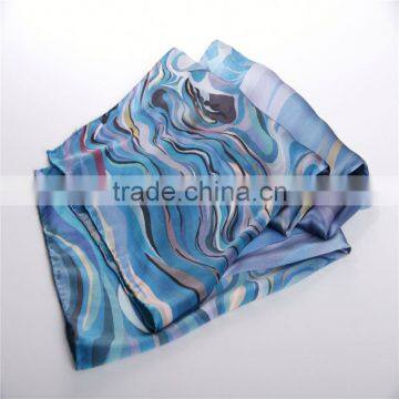 100% polyester silk feel scarf