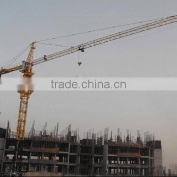 CS QTZ80-6010 tower crane for sale 8ton load tip load 1ton