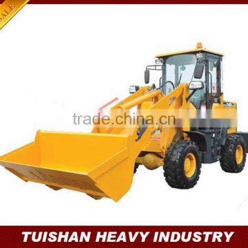 1000kg Single cylinder farm equipment mini front end loader with mechanical joystick