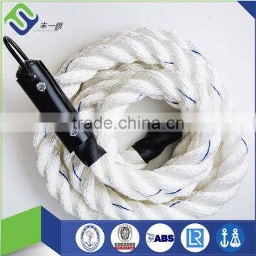 38mm black high strength fitness battle rope outdoor training rope