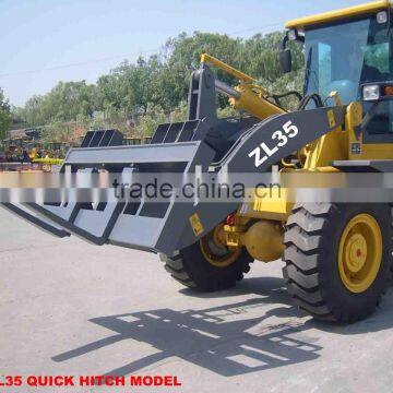 wheel loader grapple fork