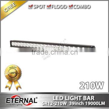 39in 210W led light bar for car automotive offroad SUV marine boat high power led working auxiliary lamp