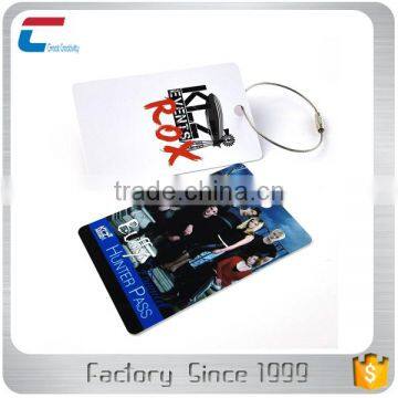 Costom Two-sided 4C Printed ID Bag Tag for Travel photo-2