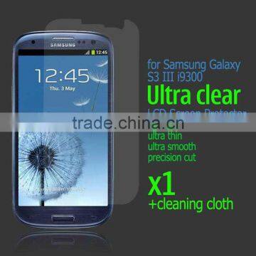 1x cell phone screen protectors Clear Protector Film For Samsung Galaxy S3