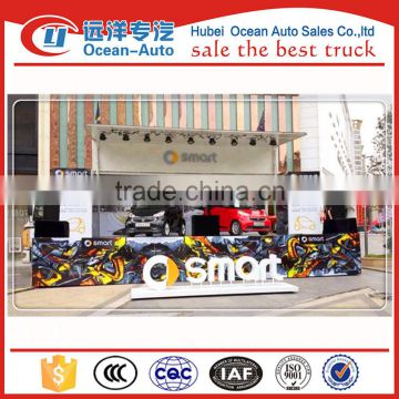 Light duty dongfeng moible stage truck with hydraulic stage platform ,stage move truck