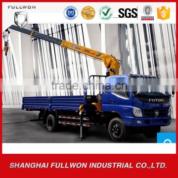 XCMG china best 4ton chinese brand telescopic boom truck mounted crane for sale