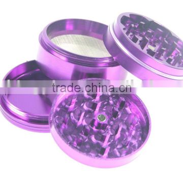 CSP 4 part round Metal Herb Smoking Grinders Tobacco Grinder from China