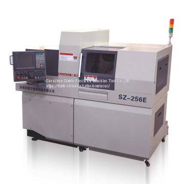 SZ-255E Dual spindles 5 axis 25mm diameter swiss type automatic lathe sliding head screw machine