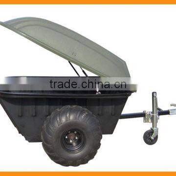 300kgs Capacity ATV Tow Behind Trailer 2 Wheel Rear Trailer for Amphibious Vehicle Accessary photo-2