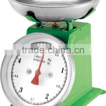 5kg Mechanical kitchen scale with S.S bowl