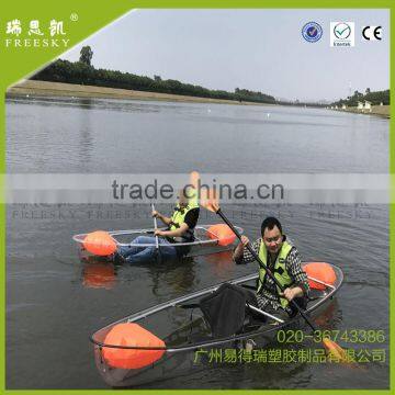 PC Crystal Explore Clear/Transparent Glass Bottom Kayak photo-2