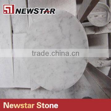 White Marble Top Table Prefab Table Top Material