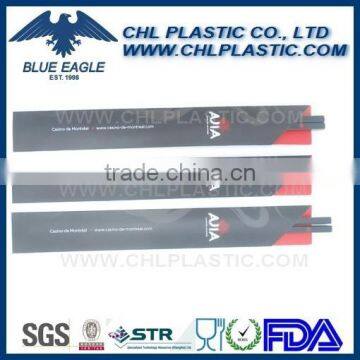 Eco friendly melamine Chinese chopsticks with paper sleeve