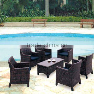 Garden furniture / Aluminium Wicker Table and chairs L80509-10