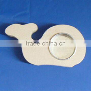 Shangdu Unique Design Fish Shape Decorative Wooden Craved Candle Holder photo-2
