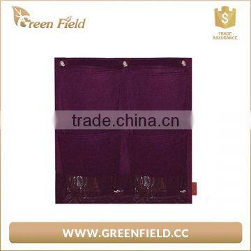 Hanging Planter Horizontal Garden Grow Bag Fabric Vertical Garden Felt Bag photo-4