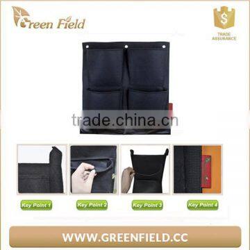 Hanging Planter Horizontal Garden Grow Bag Fabric Vertical Garden Felt Bag photo-5