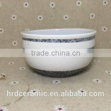 Stocked Personalized High Quality Ceramic Soup Bowl With Two Size