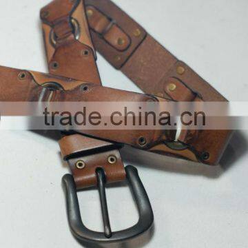 Hollow Genuine Leather Belts