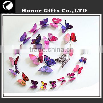 Promotional 3D Butterfly Home Decorative Mirror Sticker