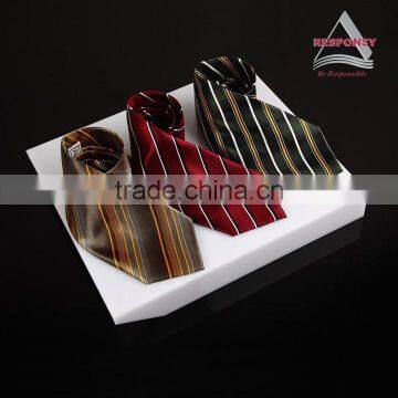 Hot Sale!wholesale Acrylic Lucite Tie Display Racks With Dividers, Acrylic Bow Tie Display Base With Compartments photo-4
