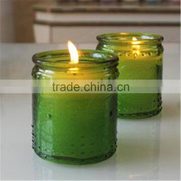 Wax Candle Jar Glass Candle Jar,color Candle Glass,tea Light Holder photo-5