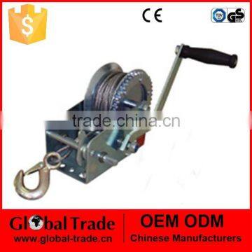 Geared Hand Winch 3000lbs / 1350 kg Capacity with Cable Winches, Manual Winches T0050