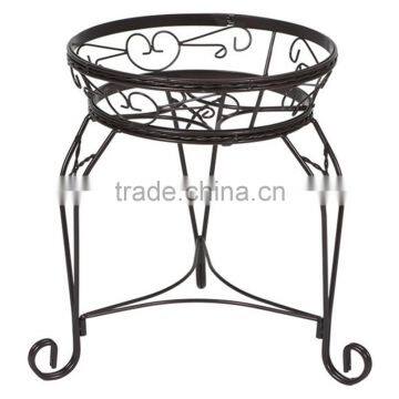 2016 Fashion High Quality Popular Display Black Metal Wire Flower Pot Stand photo-2
