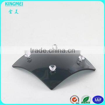 Hot Sale White Acrylic Hotel and Restaurant Serving Tray & Plexiglass Bathroom Organizer Storage