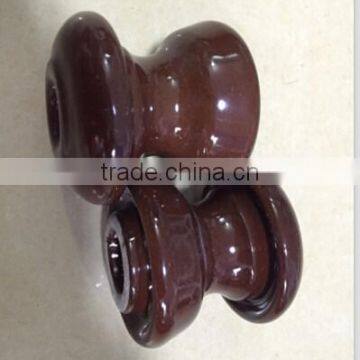 Low Voltage ED-2 Glazed Ceramic Porcelain Shackle Insulator photo-2