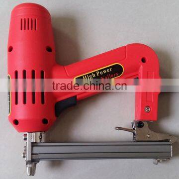 1500w 1013J Lower Noise Handheld Electric Floor Brad Nailer Crown Stapler Portable Electric Nail Gun photo-2