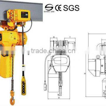 WANBO 1ton to 35ton Trolley Hoist 1t Electric Hoist