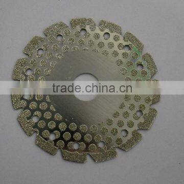 Electroplated Diamond saw blades for cutting soapstone with segment rim