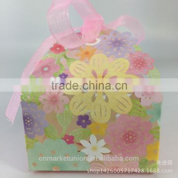 foldable sweet wedding candy box romantic paper wedding box