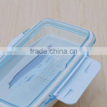 Clear Plastic Bento Lunch Box With Lock photo-6