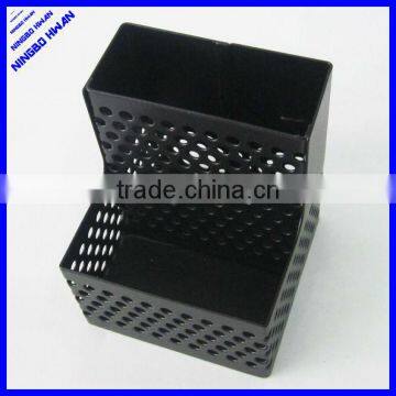 Square metal mesh square desktop pen holder