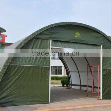 Portable Steel Frame Fabric Building , Farming and Salt Storage Shelter, Warehouse Tent photo-2