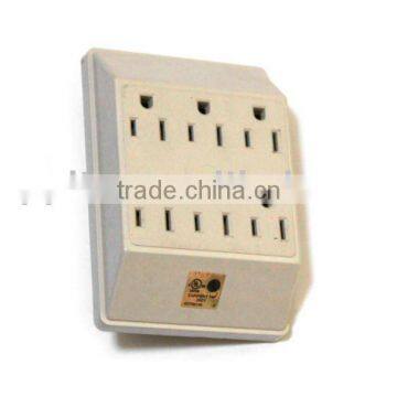 UL-Listed wall tap/grouding adapter