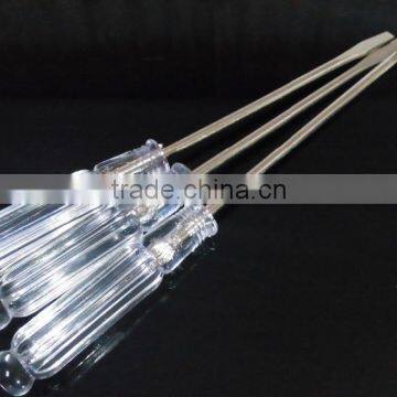 Small Plastic Handle With Magnetic Phillips, Flathead Screwdriver,transparent Handle photo-3