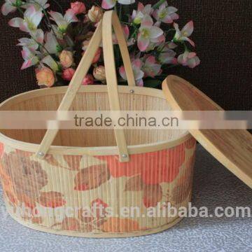 2015 New Bamboo Picnic Basket photo-4