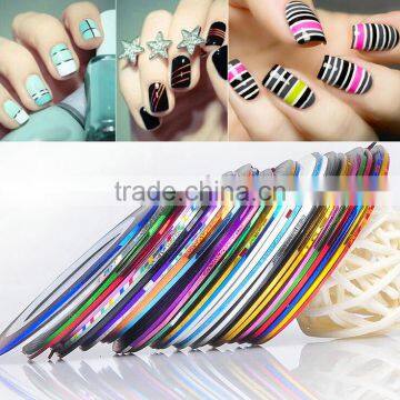 DIY Nail Art Decoration 3D Colorful Nail Tape Nail Art Stripe Tape photo-5