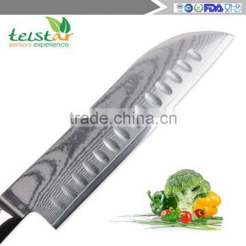 7 "inch Damascus Santoku Knife Japanese Damascus-steel-chef-knife Kitchen Knives Damascus Vg10 Santoku Spanish Handle photo-2